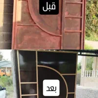 رنگ آمیزی و رنگ کاری ساختمان و کابینت  دیوار و درب
