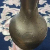 گلدان برنجی|گل مصنوعی|اسلام‌شهر, شهرک واوان|دیوار