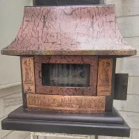 بخاری گازی طرح شومینه