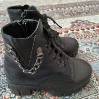 نیم بوت دخترانه و کت لی تک