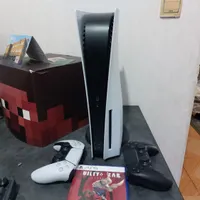 ps5 به همراه ۲ دسته و یک دیسک بازی کاملا نو|کنسول، بازی ویدئویی و آنلاین|تهران, تهرانپارس شرقی|دیوار