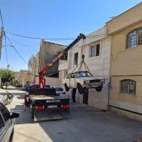خدمات جرثقیل خاور ۳تن نیسان کفی دکل بلند (جهت کار)|خدمات حمل و نقل|شیراز, شهرک مطهری|دیوار