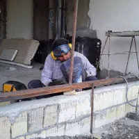 جوشکارساخت فرم درب و پنجره هاوبنایی