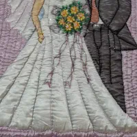 لحاف عروس داماد|رختخواب، بالش، پتو|محمدیه-قزوین, |دیوار