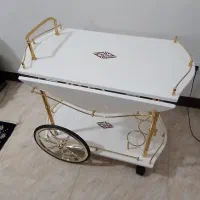 میز بار،میز کنار سالنی ،میز تزئینی وشلف ۳ تکه