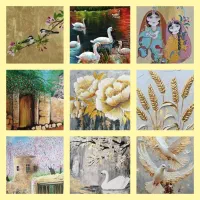 تابلوهای نقاشی و دکوراتیو برجسته