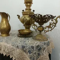 میز خاطر ه  سماور به همراه یک عدد میوه خوری|ظروف سرو و پذیرایی|اهواز, کوی مهدیس|دیوار
