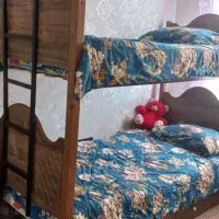 تخت خواب چوبی دوطبقه