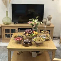 میز جلو مبلی به همراه عسلی