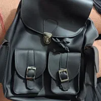 کوله پشتی مشکی نو