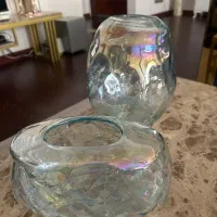 گلدان و جا دستمال کاغذی ست