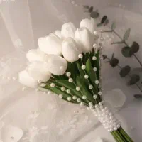 دسته گل عروس|گل مصنوعی|تهران, پرستار|دیوار