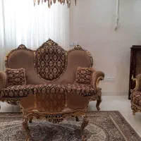 مبل استیل نه نفره با میز غذا خوری ۶نفره