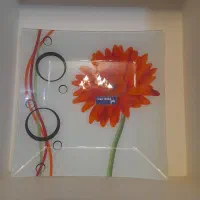 سینی ملامین.قندون.میوه خوری و شیرینی خوری گل دار|ظروف سرو و پذیرایی|مشهد, یاس|دیوار