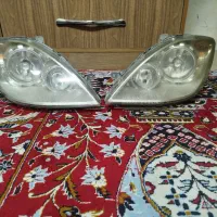 چراغ تیبا موتوردار هدلایت در حد نو