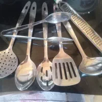 ست کفگیرملاقه استیل