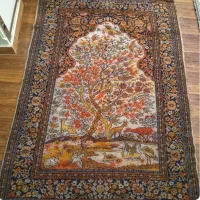 فرش دست باف ابریشم