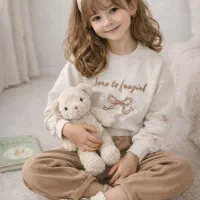 ست بچگانه شیک و با کیفیت( نینیفرفری)