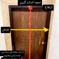 درب آکاردئونی/حفاظ/محافظ درب تک/پنجره/خانه امن|مصالح و تجهیزات ساختمان|تهران, تهرانپارس غربی|دیوار