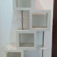 بوفه چوبی جای دکور و گل و گیاه