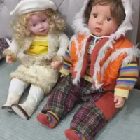 عروسک دختر و پسر سایز بزرگ