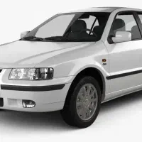 سمند lx سفید مدل۹۰ بی رنگ