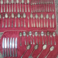 قاشق و چنگال و چاقو انگلیسی با قدمت ۹۰سال|کلکسیون اشیاء عتیقه|تهران, فدک|دیوار