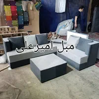 راحتی ال نیمست ۵نفره مبل|مبلمان خانگی و میز عسلی|تهران, شهرک شریفی|دیوار