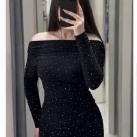 لباس ماکسی نگین دار