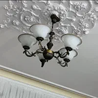 لوستر ۵شاخه|لوستر و چراغ آویز|رشت, گلسار|دیوار