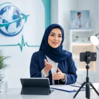 استخدام خانم عرب‌زبان برای تولید محتوای ویدیویی