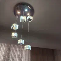 لوستر کریستالی، زیبا و شیک|لوستر و چراغ آویز|اصفهان, شهرک زاینده رود|دیوار
