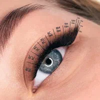 مدل مژه با پرداخت آفیش