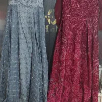 دو عدد پیراهن مجلسی فقط دوبار استفاده شده|لباس|صحنه, |دیوار