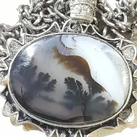 اویزه نقره  سنگش ۳۰در۵۰