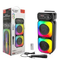 اسپیکر 8 اینچ کنترل و میکروفن‌دار برند ZQS