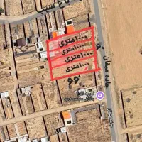 زمین۴دیواری بر جاده میقان استثنایی فروشنده واقعی