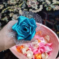 گل رز روبانی شاخه ای ۳۵