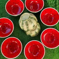 یلدای ها برای شب یلدا|ظروف سرو و پذیرایی|رشت, هلال احمر|دیوار