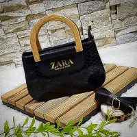 کیف دسته چوبی زارا