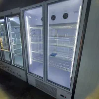 یخچال ۲درب ایستاده ویترینی ۱۱۰ سانت
