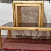 میز وسط و عسلی چوبی