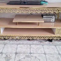 میز تلویزیون برنجی برنجی
