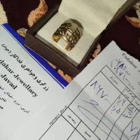 انگشتر شیک و اعیانی طلا ( پرتوفینو )نو و نمادار