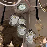 لوستر ۴ تیکه وارداتی|لوستر و چراغ آویز|اردبیل, |دیوار