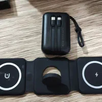 پاور بانک و شارژر سه کاره وایرلس