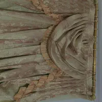 پرده گلدار