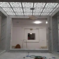 اجرای لوکس ماربل‌شیت pvcپیویسی قرنیزخاص و کار تمیز