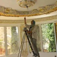 اجرای دکوراسیون/ پتینه/ورق طلا/گچبری