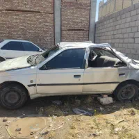 پژو 405 مدل 88 تصادفی دوگانه دستی